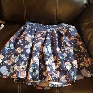Butterfly pattern girl's skirt